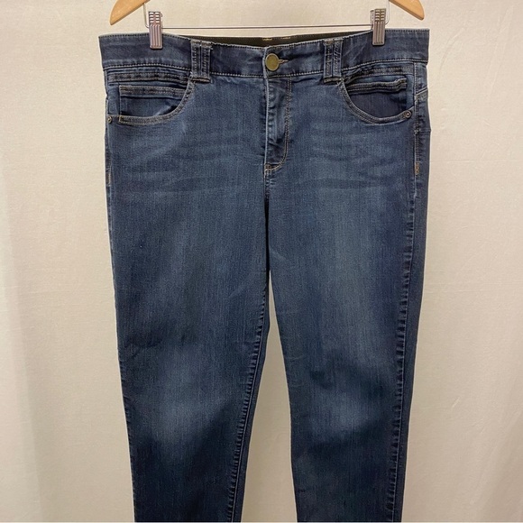 Democracy 16 Jeans Ab Technology Skinny Stretch Womens Mid Rise B1226ADBX - Picture 5 of 13